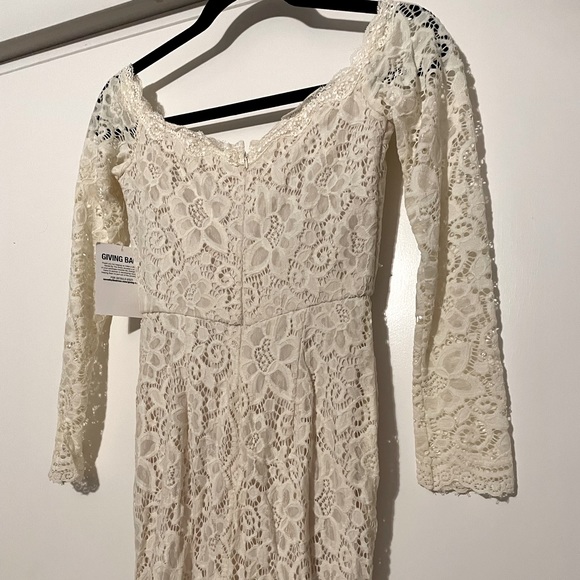 Saved By The Dress Ivory Floor Length Dress - Picture 11 of 11